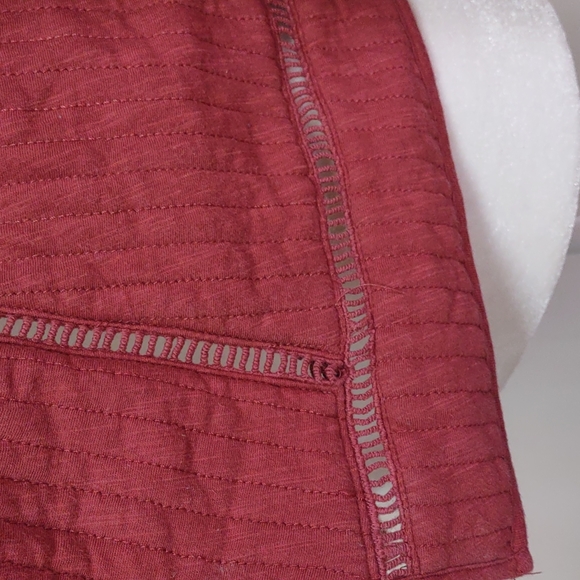 Anthropologie Akemi+Kin Jacket Red quilted jacket - Picture 4 of 11